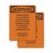 Signmission Interrupting Utility Power Automatically OSHA Warning Sign, Plastic, 10in W x 14in L, 2PK OS-2PACK-WS-P-1014-V-13264 - alternate 1